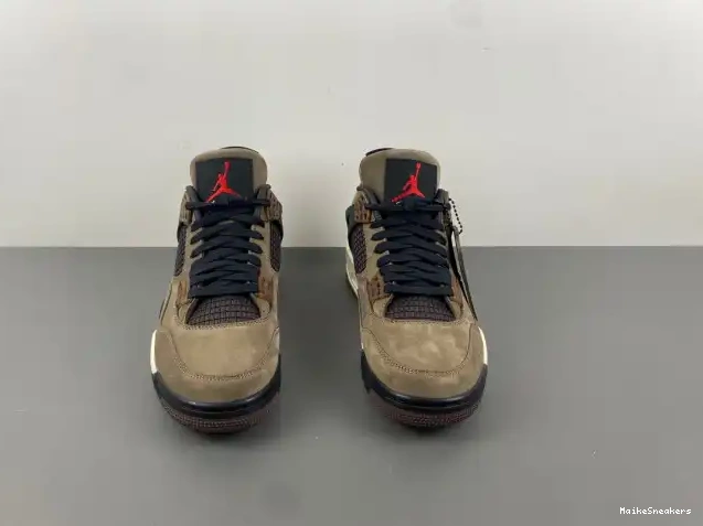 MaikeSneakers AJ4-882335 4 Brown x TS Scott Air Retro Travis Jordan 0605